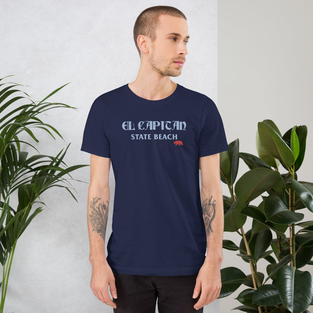 El Capitan State Beach California vintage graphic, printed on a SodaPop Cool t-shirt.
