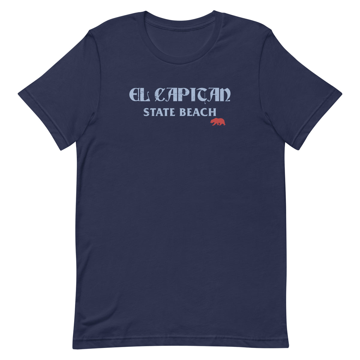 El Capitan State Beach California vintage graphic, printed on a SodaPop Cool t-shirt.