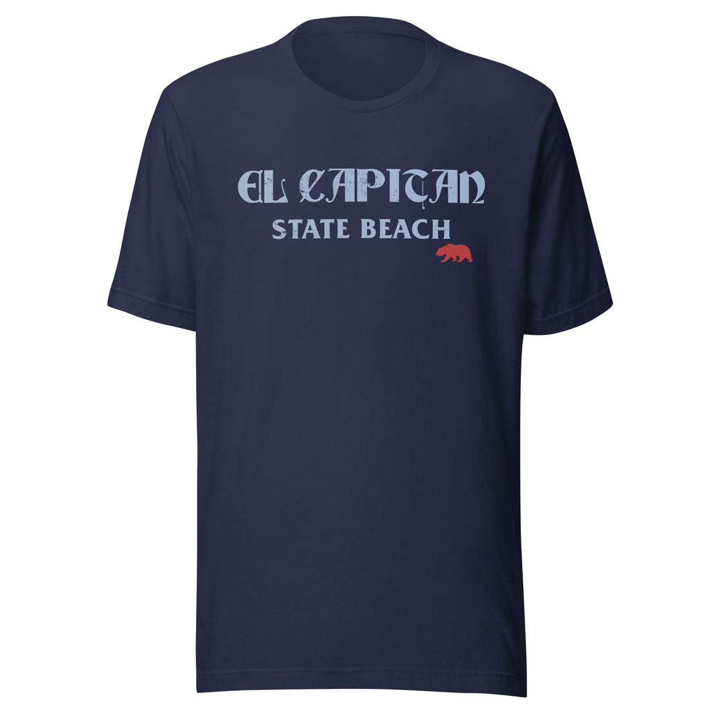 El Capitan State Beach California vintage graphic, printed on a SodaPop Cool t-shirt.