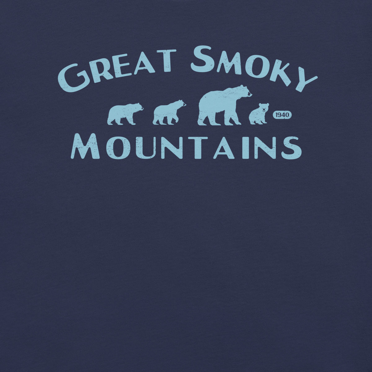 Great Smoky Mountains Park Bears vintage graphic, printed on a SodaPop Cool t-shirt.