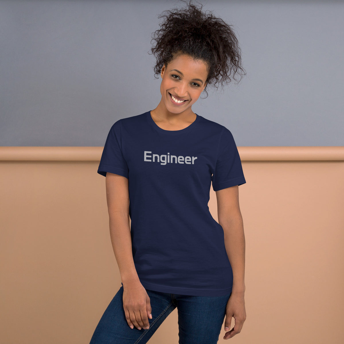 Engineer vintage graphic, printed on a SodaPop Cool t-shirt.