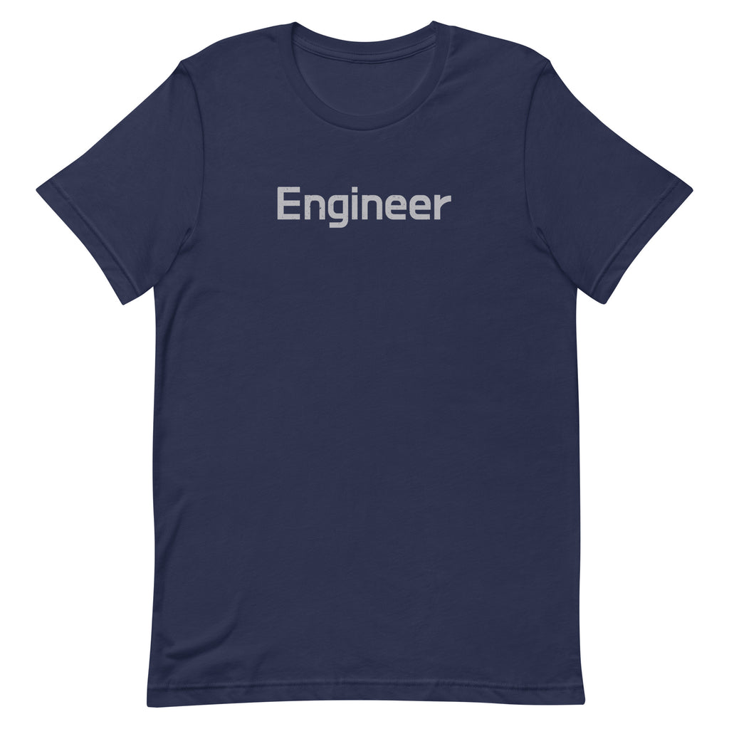 Engineer vintage graphic, printed on a SodaPop Cool t-shirt.
