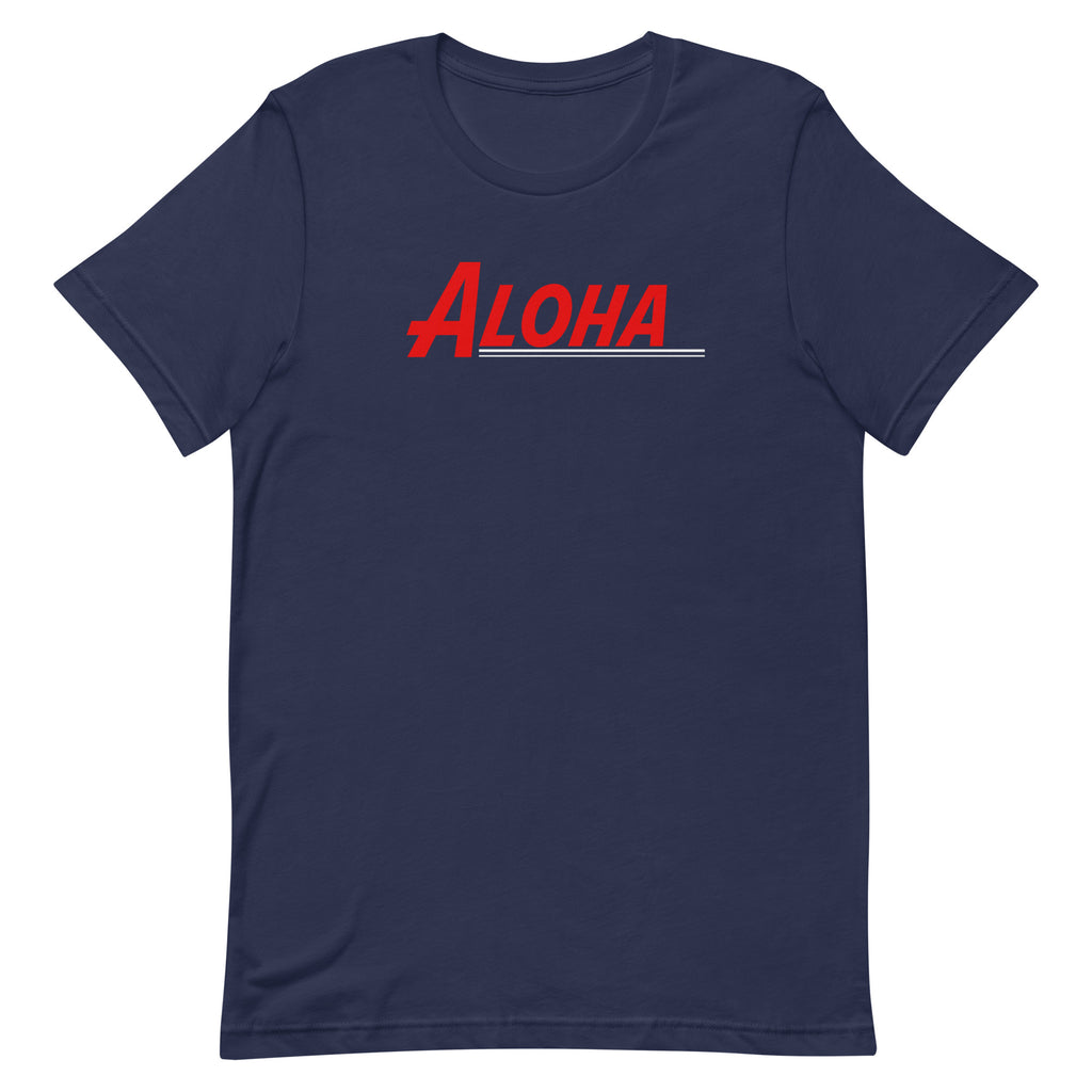 Aloha Hawaii Retro vintage graphic, printed on a SodaPop Cool t-shirt.