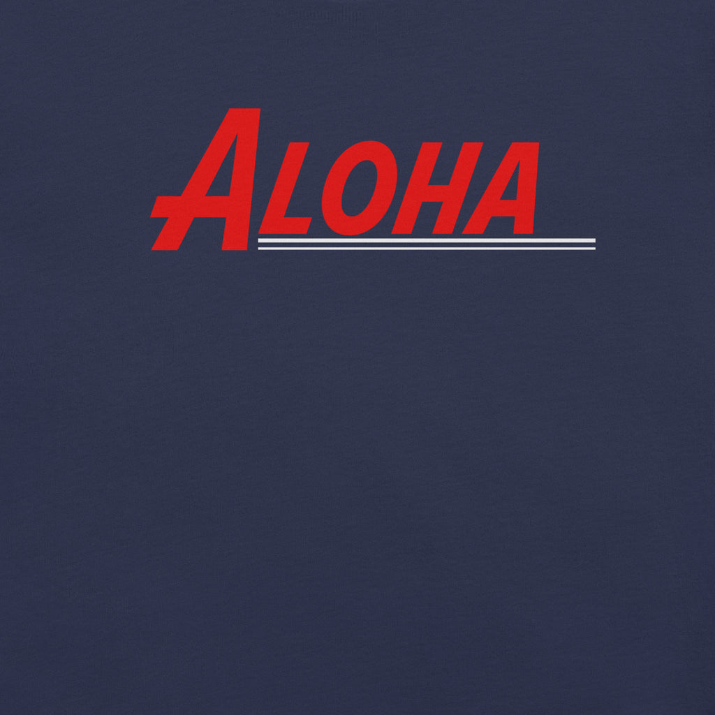 Aloha Hawaii Retro vintage graphic, printed on a SodaPop Cool t-shirt.