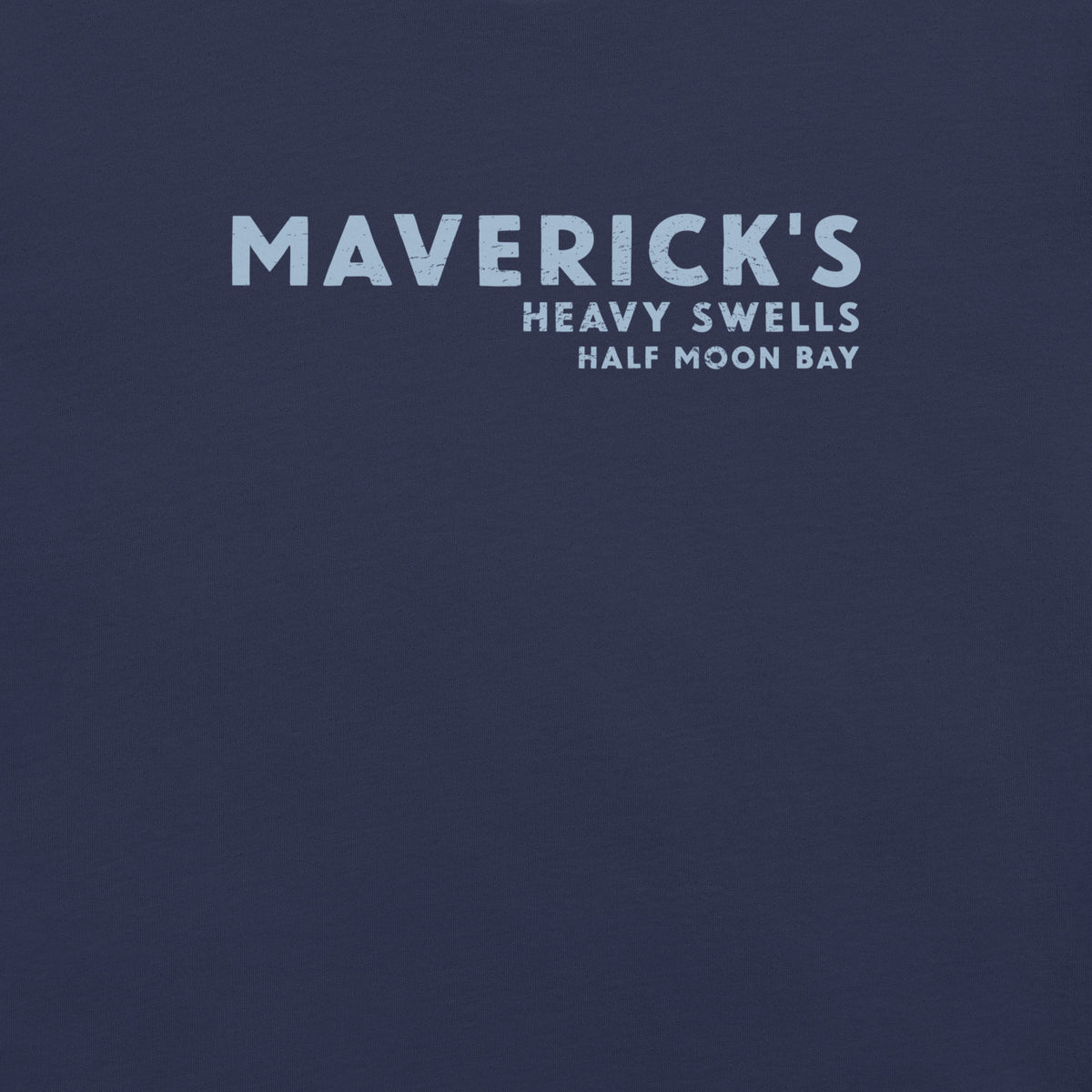 Maverick's Surfing California vintage graphic, printed on a SodaPop Cool t-shirt.