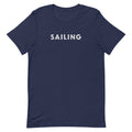 The word "Sailing" in clean vintage lettering, printed on a SodaPop Cool t-shirt.