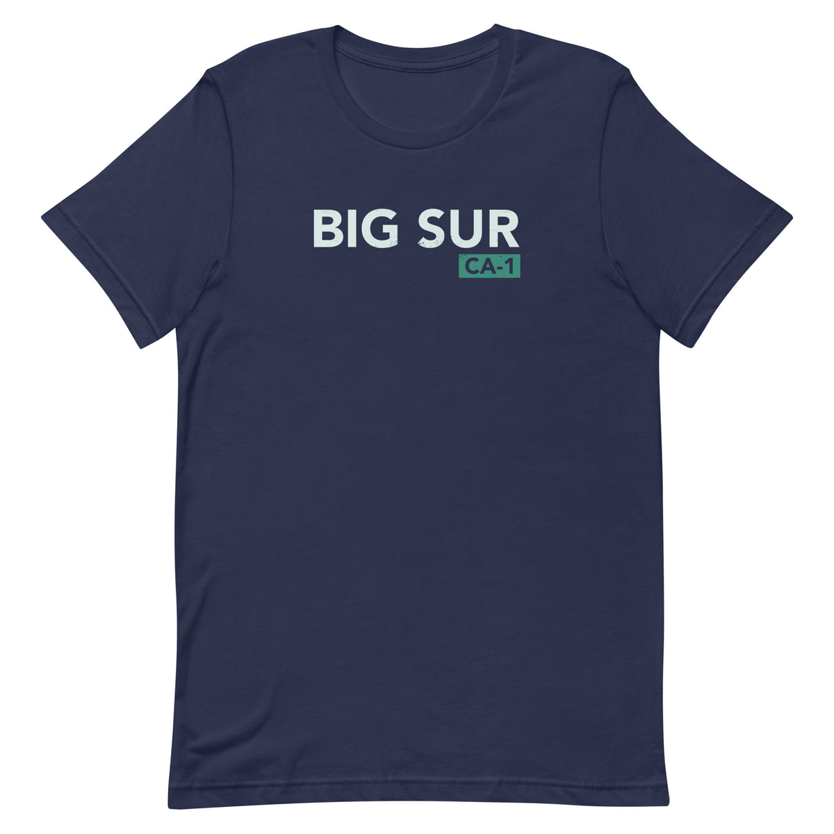 Big Sur CA-1 California vintage graphic, printed on a SodaPop Cool t-shirt.