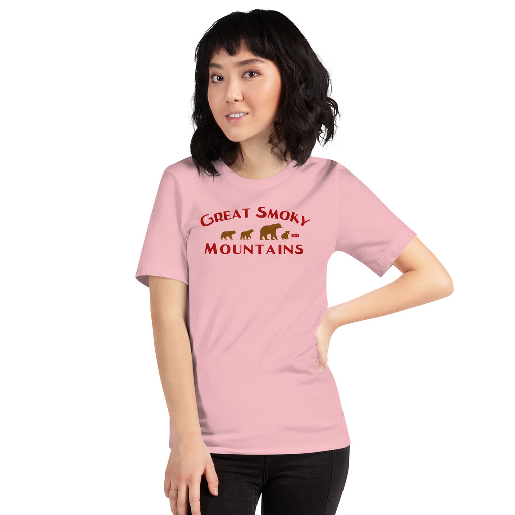 Great Smoky Mountains Park Bears vintage graphic, printed on a SodaPop Cool t-shirt.