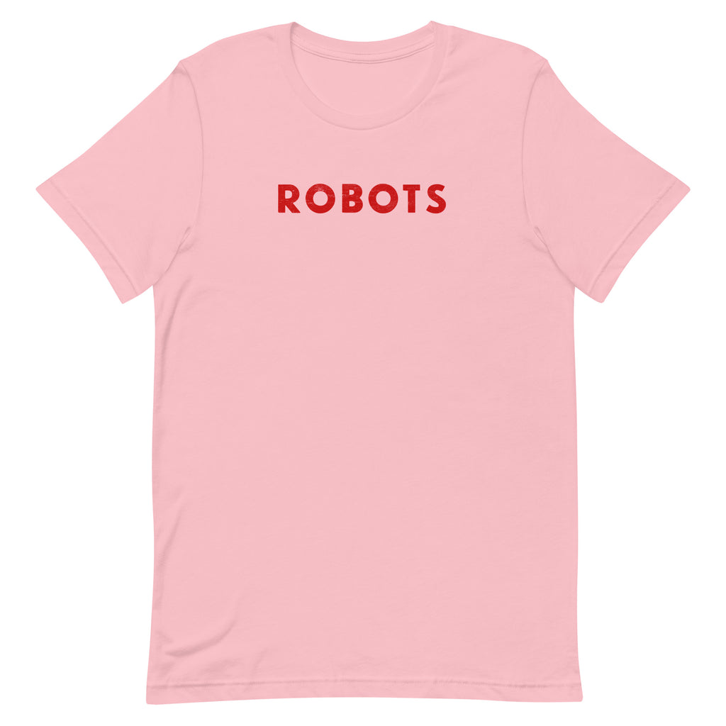 Robots vintage graphic, printed on a SodaPop Cool t-shirt.