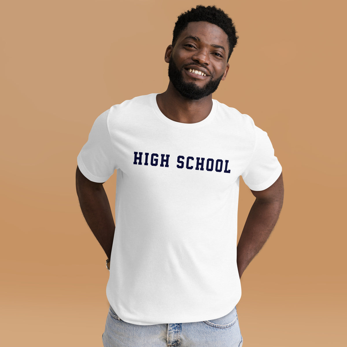 High School vintage graphic, printed on a SodaPop Cool t-shirt.