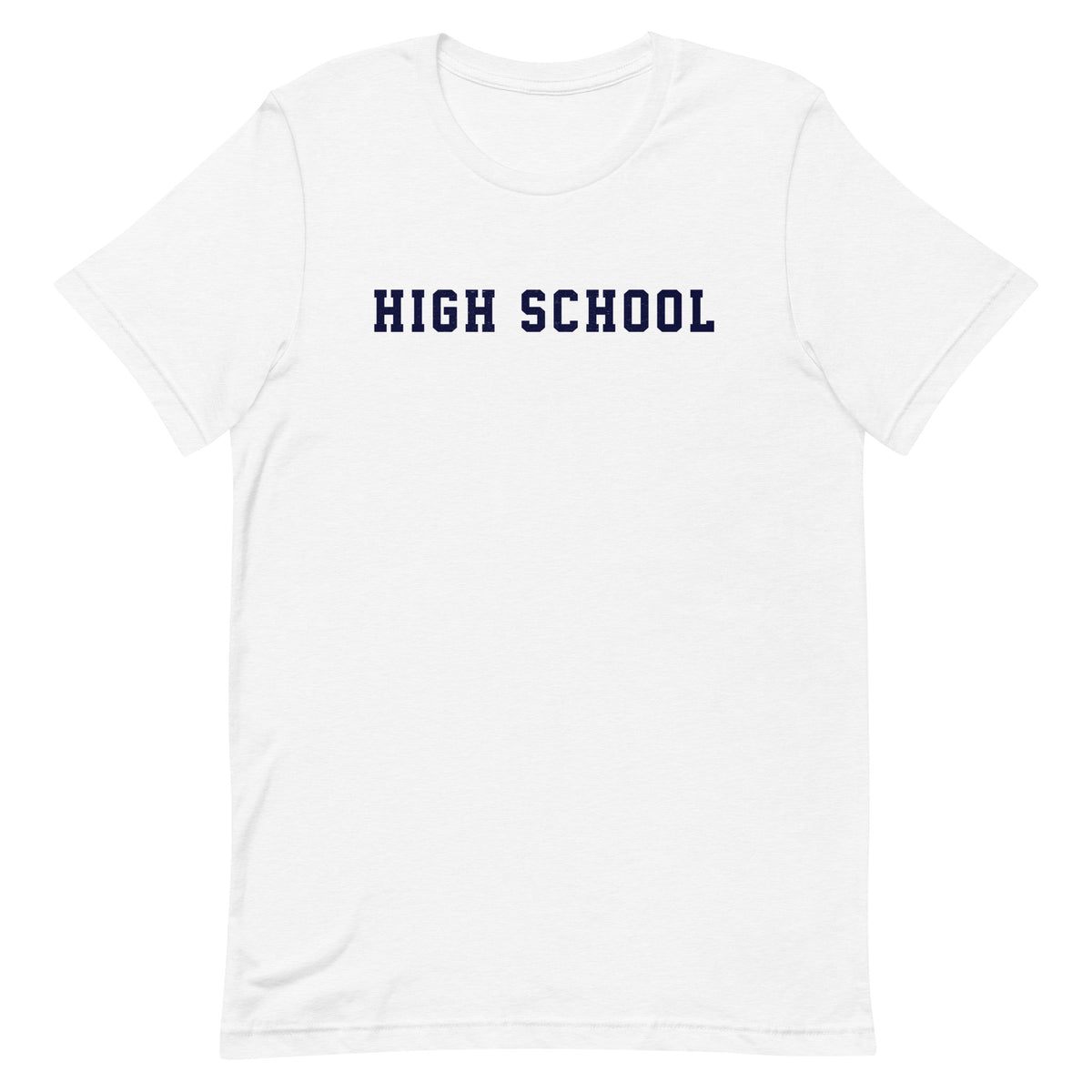 High School vintage graphic, printed on a SodaPop Cool t-shirt.