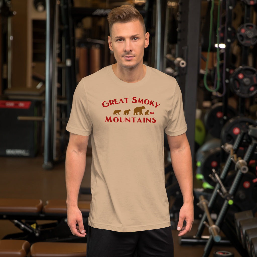 Great Smoky Mountains Park Bears vintage graphic, printed on a SodaPop Cool t-shirt.