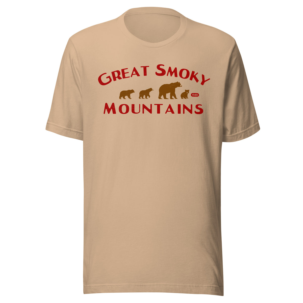 Great Smoky Mountains Park Bears vintage graphic, printed on a SodaPop Cool t-shirt.