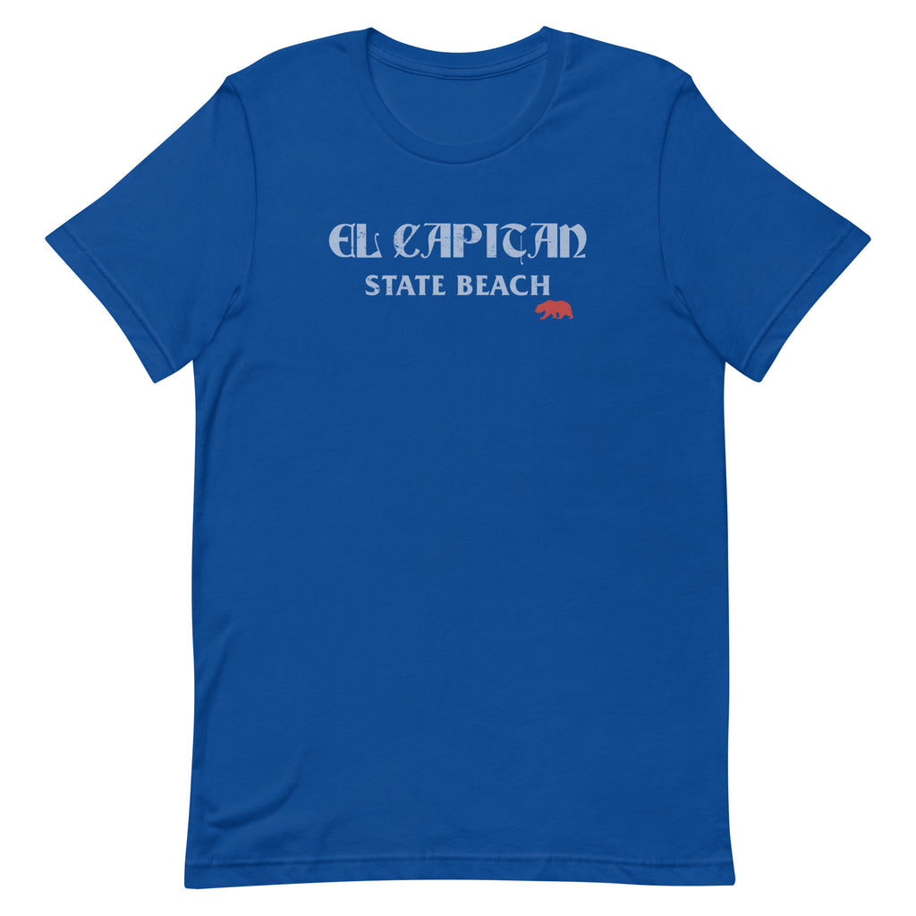 El Capitan State Beach California vintage graphic, printed on a SodaPop Cool t-shirt.