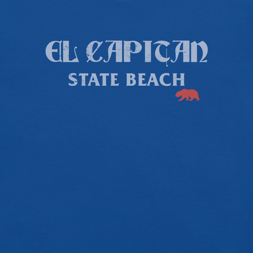 El Capitan State Beach California vintage graphic, printed on a SodaPop Cool t-shirt.