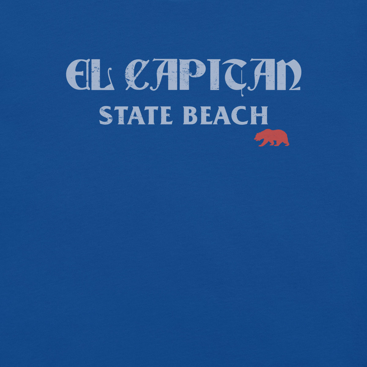 El Capitan State Beach California vintage graphic, printed on a SodaPop Cool t-shirt.