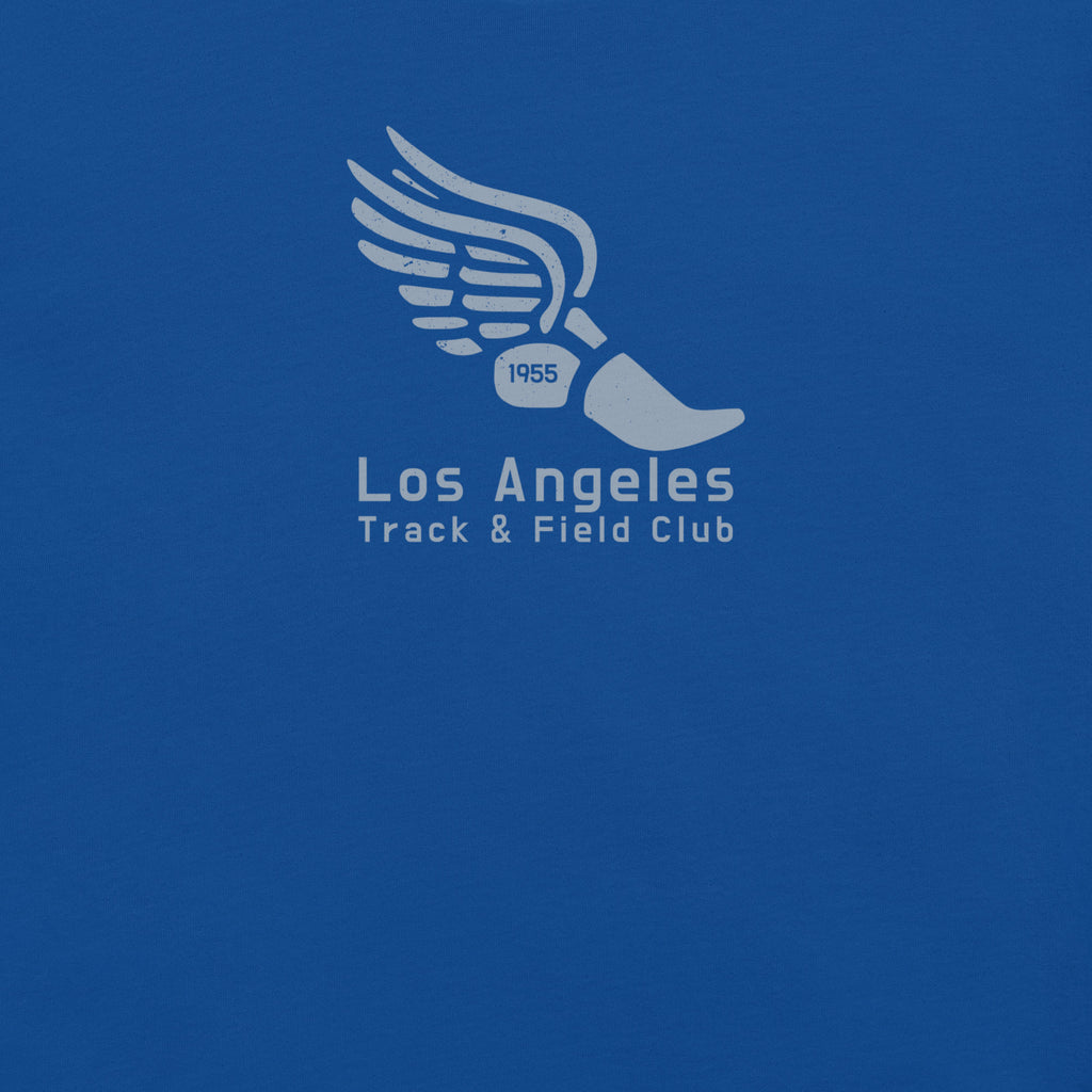 Los Angeles Track & Field 1955 California vintage graphic, printed on a SodaPop Cool t-shirt.