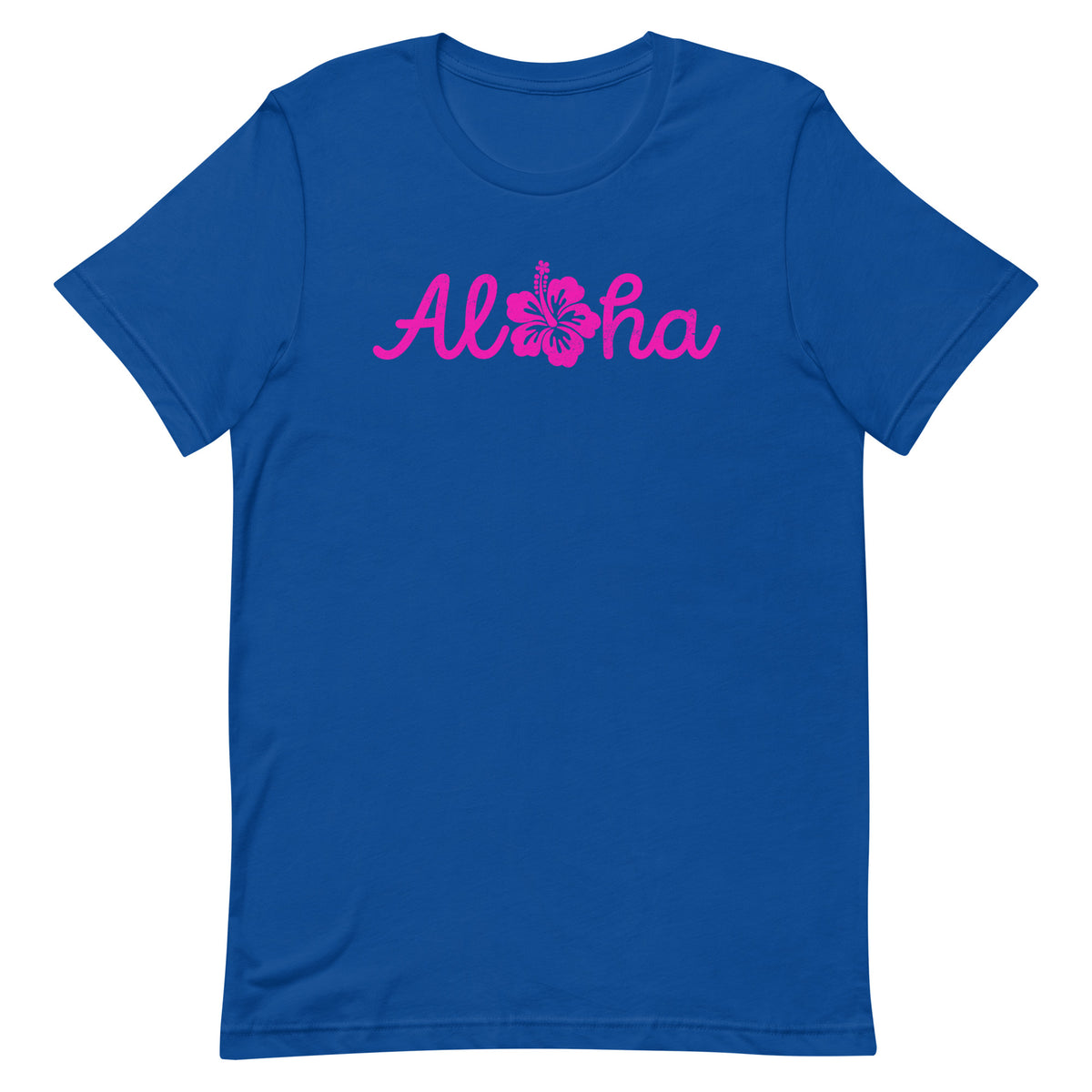 Aloha Hawaii Hibiscus Flower vintage graphic, printed on a SodaPop Cool t-shirt.