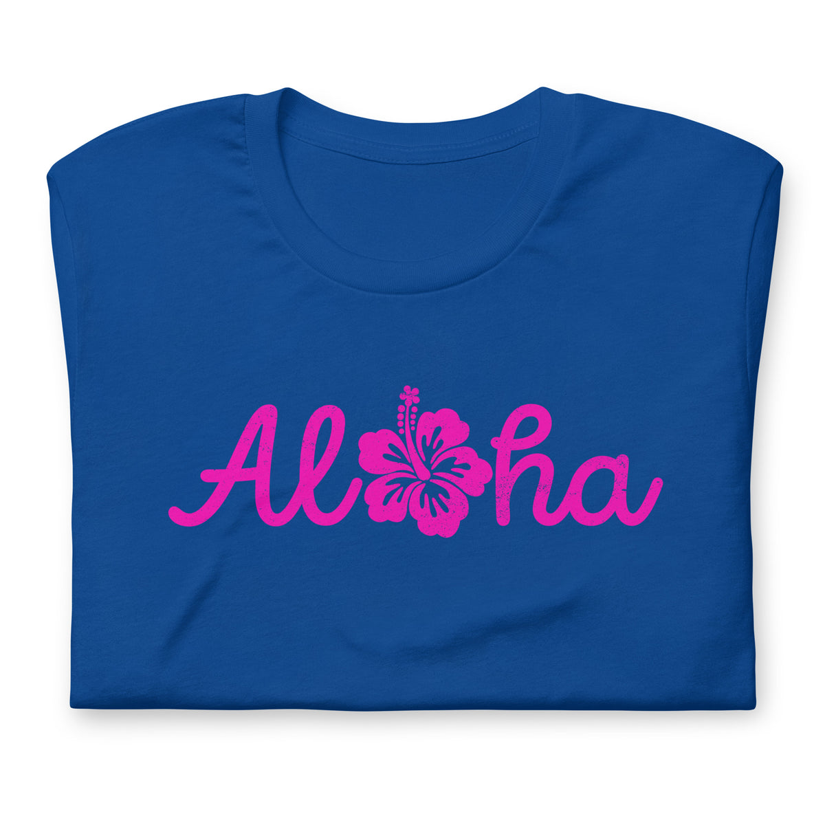 Aloha Hawaii Hibiscus Flower vintage graphic, printed on a SodaPop Cool t-shirt.