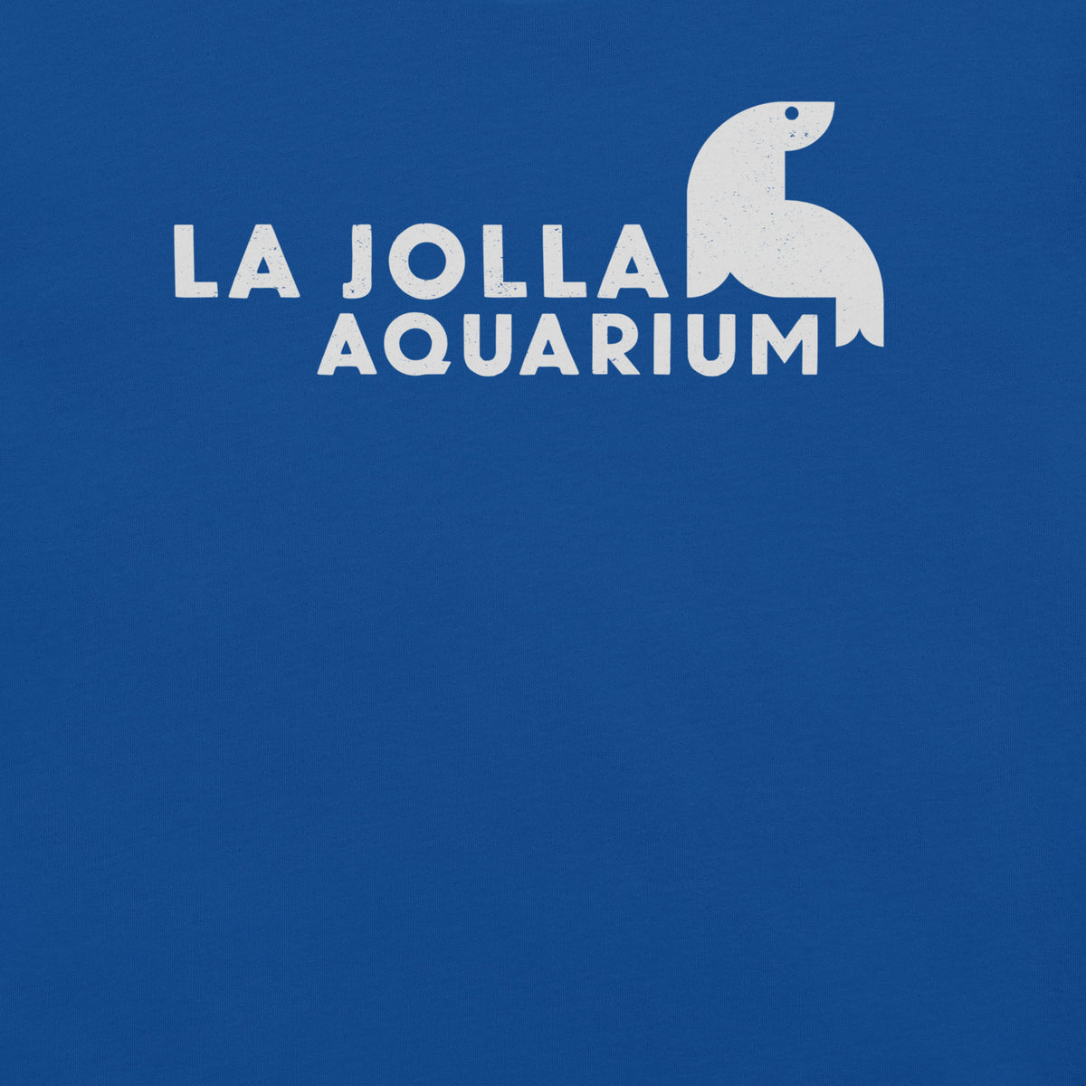 La Jolla Aquarium vintage graphic, printed on a SodaPop Cool t-shirt.
