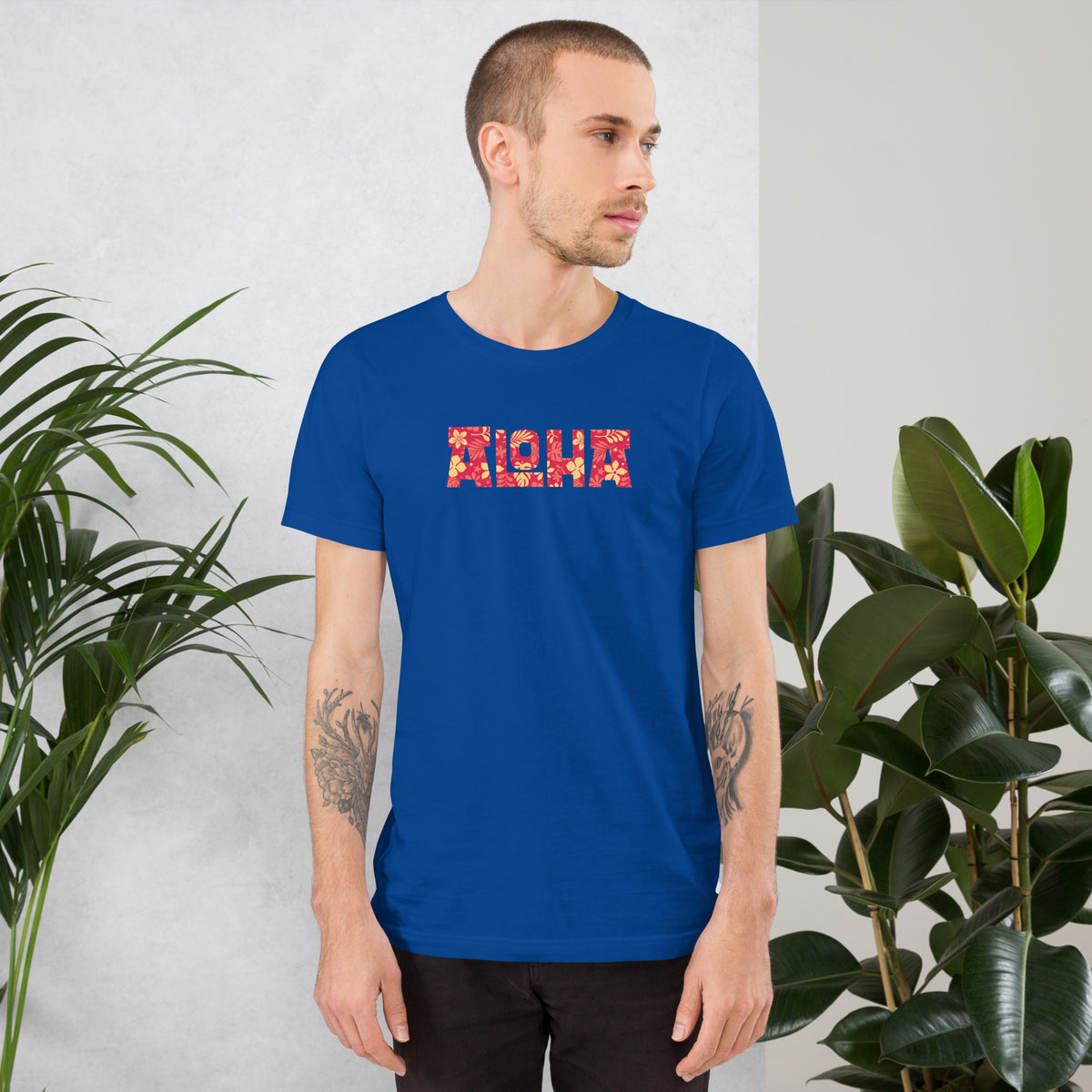 Aloha Hawaii Billboard Flowers vintage graphic, printed on a SodaPop Cool t-shirt.
