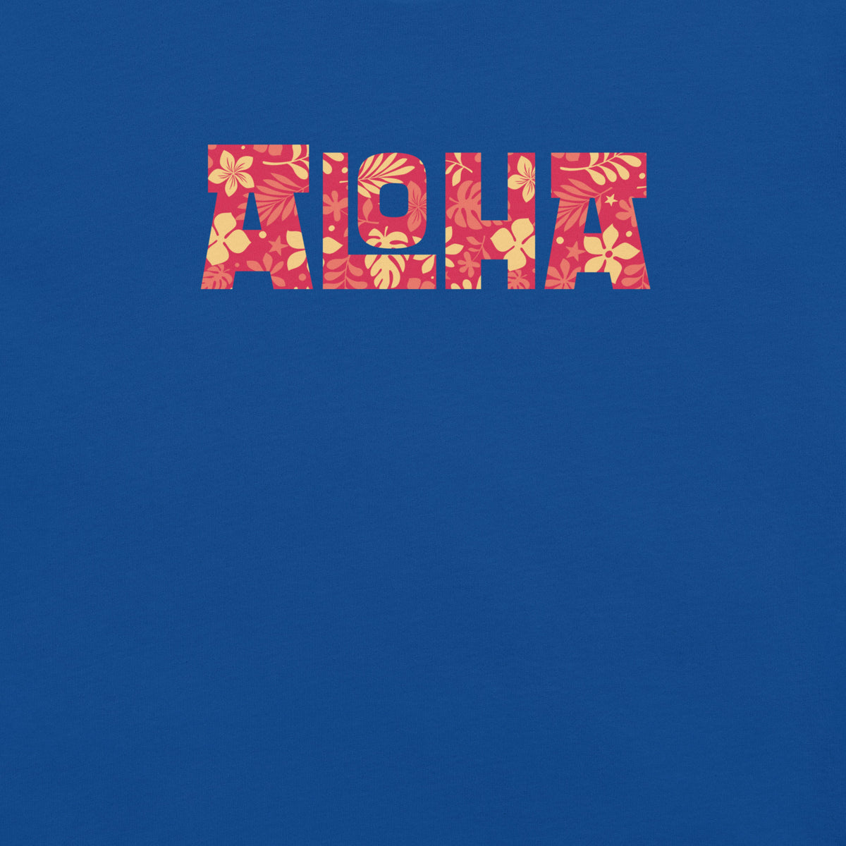Aloha Hawaii Billboard Flowers vintage graphic, printed on a SodaPop Cool t-shirt.