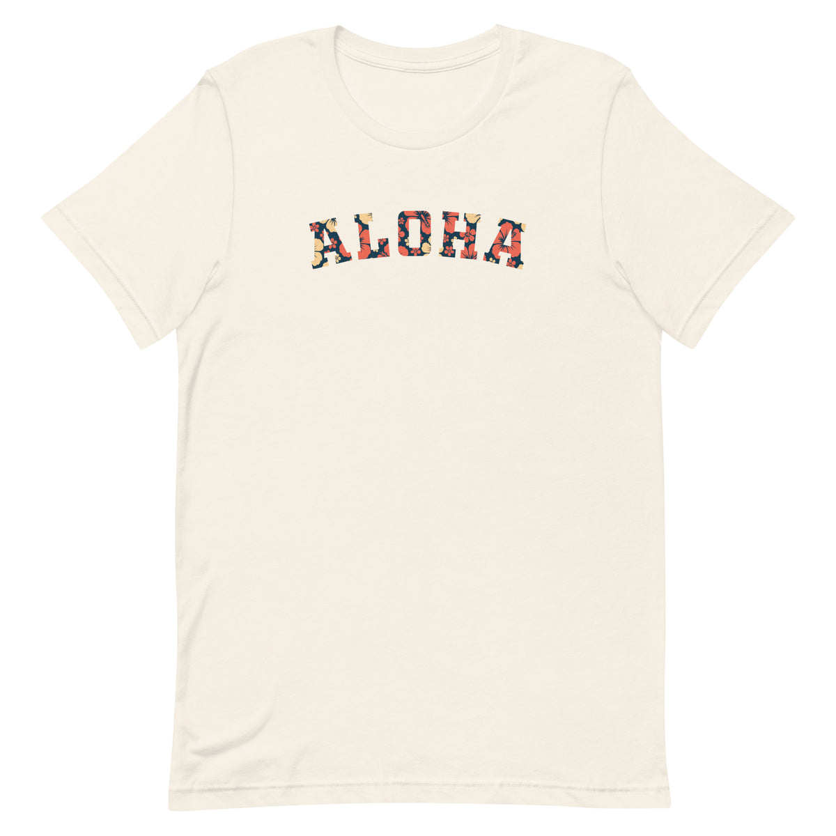 Aloha Hawaii Block vintage graphic, printed on a SodaPop Cool t-shirt.