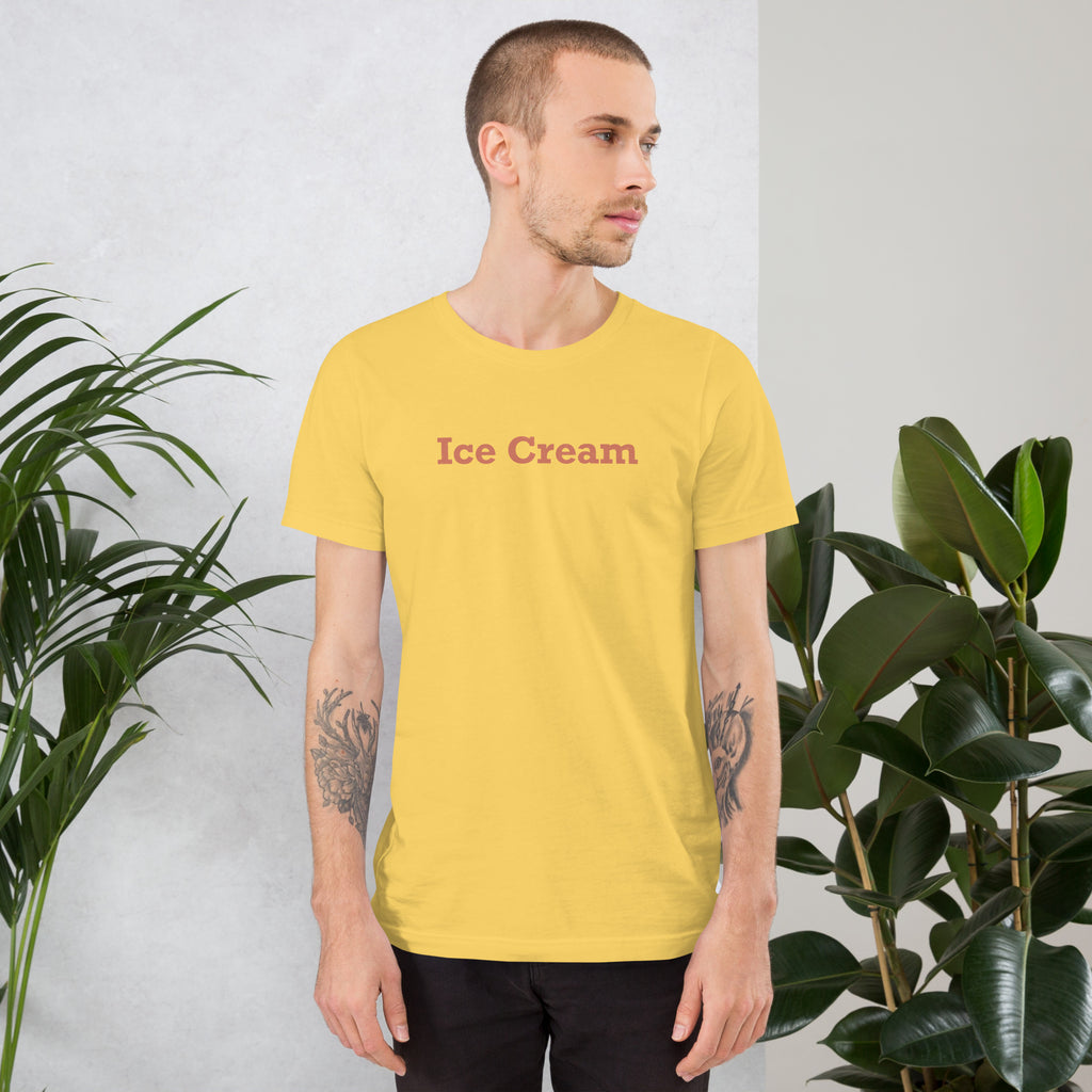 Ice Cream vintage graphic, printed on a SodaPop Cool t-shirt.