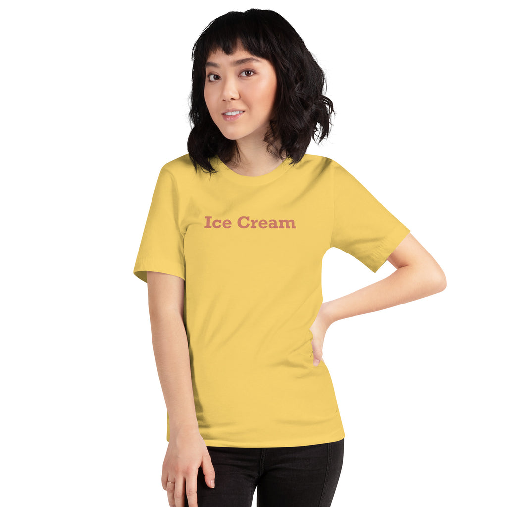 Ice Cream vintage graphic, printed on a SodaPop Cool t-shirt.