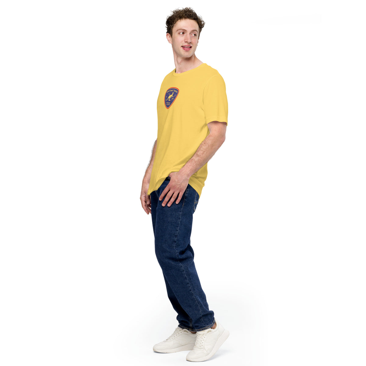 Australia Gold Coast Tennis vintage graphic, printed on a SodaPop Cool t-shirt.