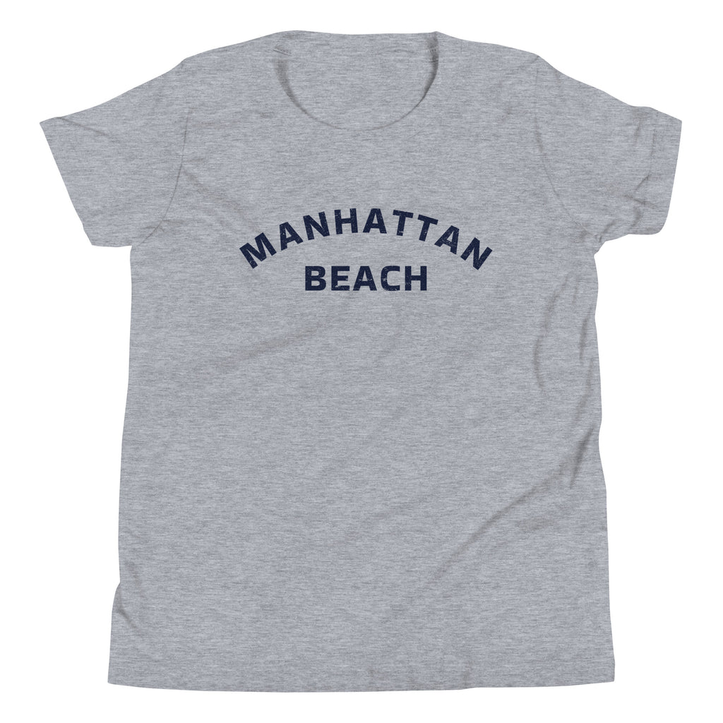 Manhattan Beach California vintage graphic, printed on a SodaPop Cool kids t-shirt.