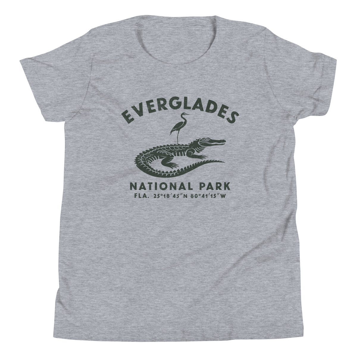 Everglades National Park Florida vintage graphic, printed on a SodaPop Cool kids t-shirt.