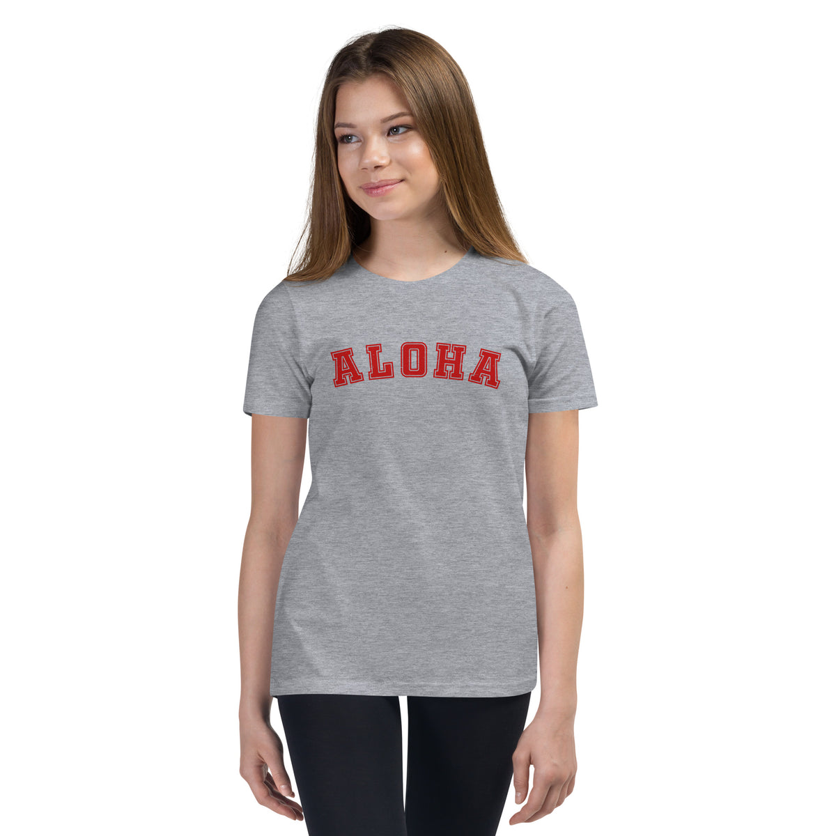 Aloha Hawaii Block vintage graphic, printed on a SodaPop Cool kids t-shirt.