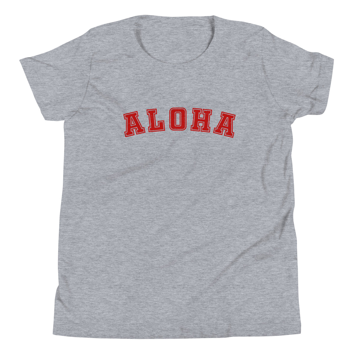 Aloha Hawaii Block vintage graphic, printed on a SodaPop Cool kids t-shirt.