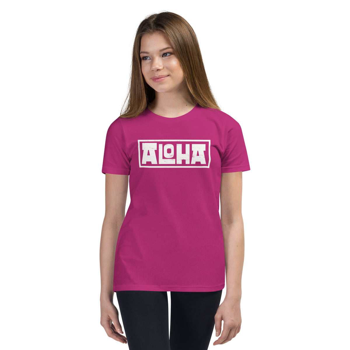 Aloha Hawaii Billboard vintage graphic, printed on a SodaPop Cool kids t-shirt.