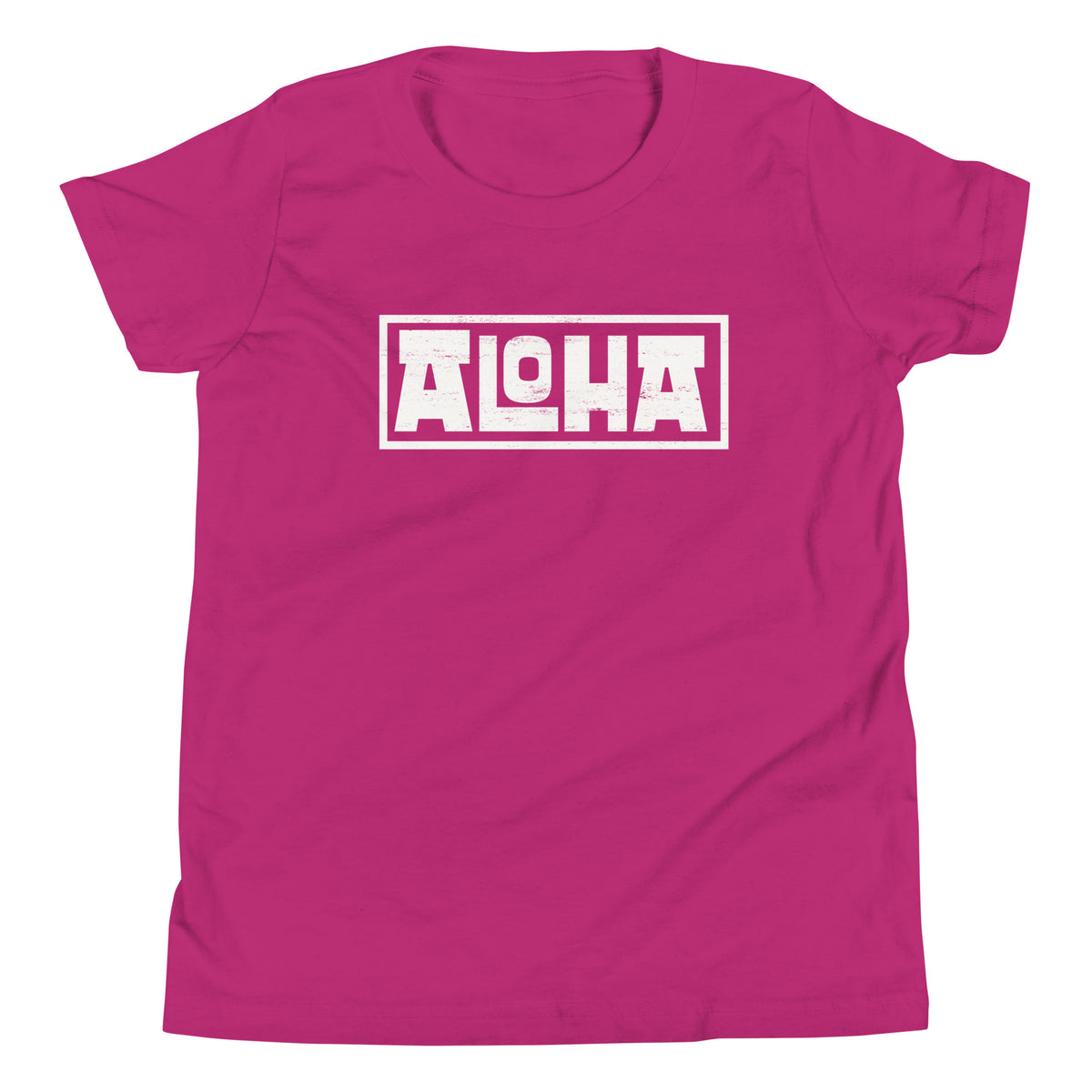 Aloha Hawaii Billboard vintage graphic, printed on a SodaPop Cool kids t-shirt.