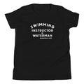 Swimming Instructor & Waterman California vintage graphic, printed on a SodaPop Cool kids t-shirt.
