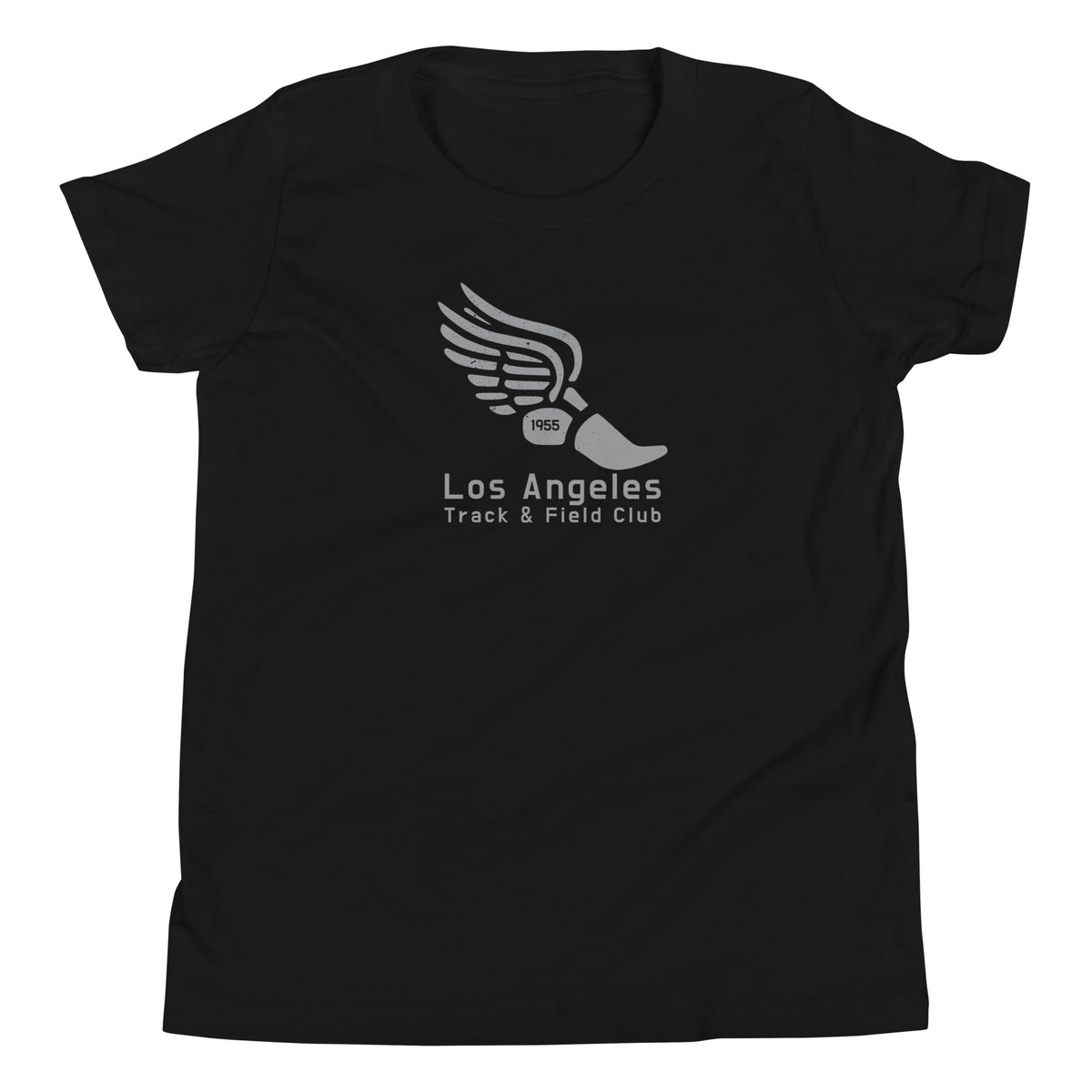 Los Angeles Track & Field 1955 California vintage graphic, printed on a SodaPop Cool kids t-shirt.