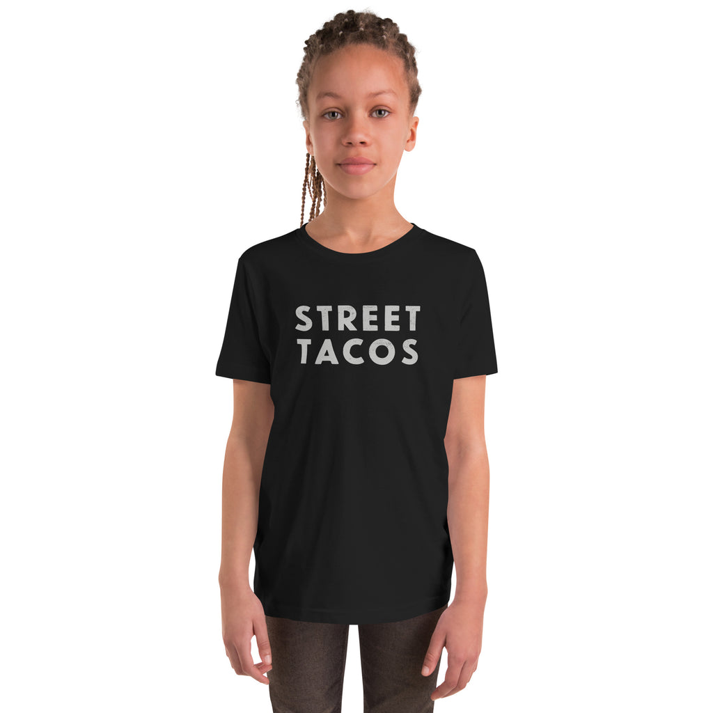 Street Tacos vintage graphic, printed on a SodaPop Cool kids t-shirt.