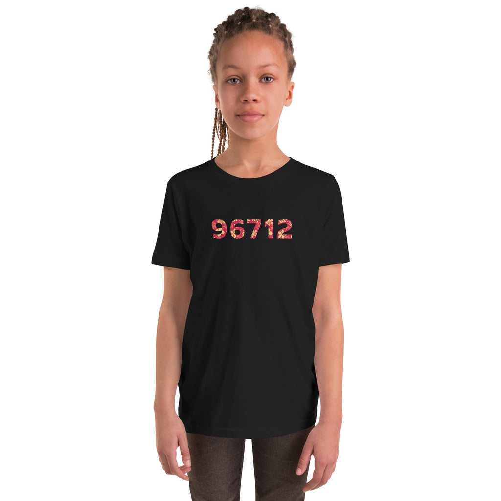 North Shore O'ahu Hawaii Zip 96712 vintage graphic, printed on a SodaPop Cool kids t-shirt.