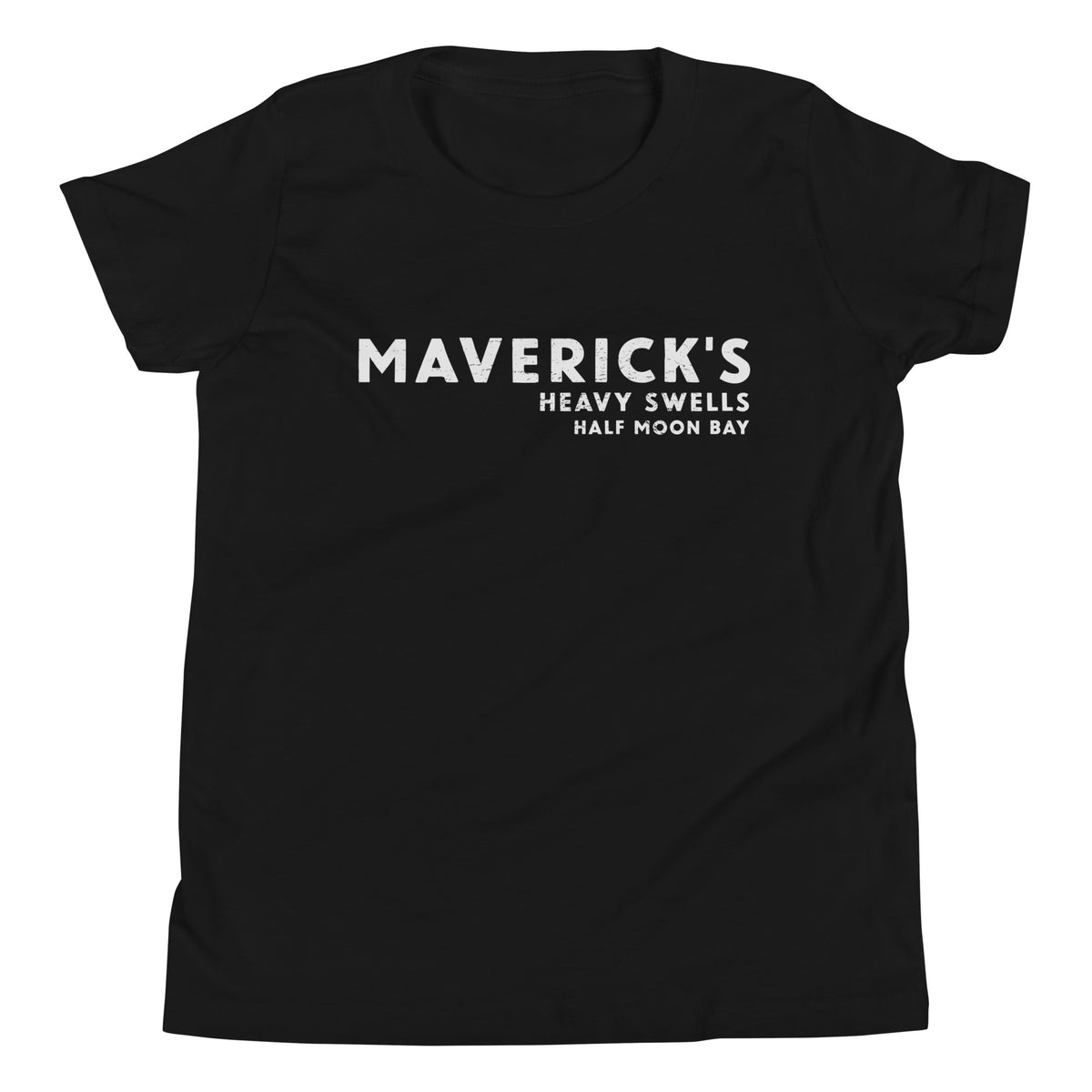 Maverick's Surfing California vintage graphic, printed on a SodaPop Cool kids t-shirt.