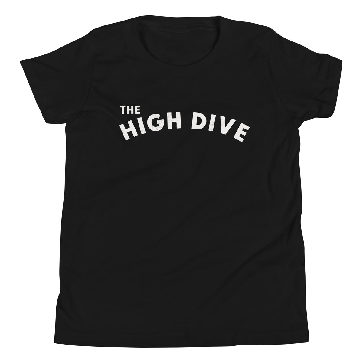 The High Dive vintage graphic, printed on a SodaPop Cool kids t-shirt.