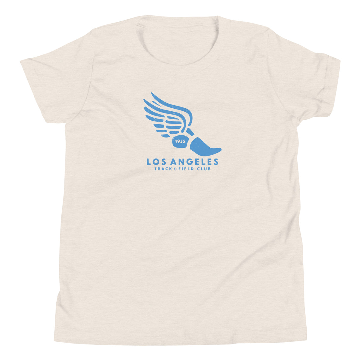 Los Angeles Track & Field 1955 California vintage graphic, printed on a SodaPop Cool kids t-shirt.
