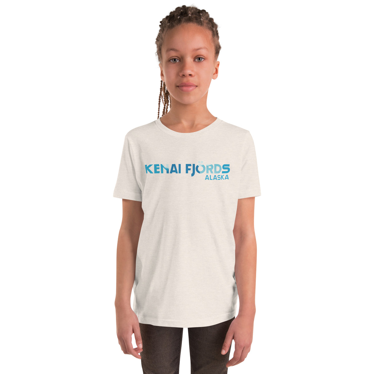 Kenai Fjords Park Alaska vintage graphic, printed on a SodaPop Cool kids t-shirt.