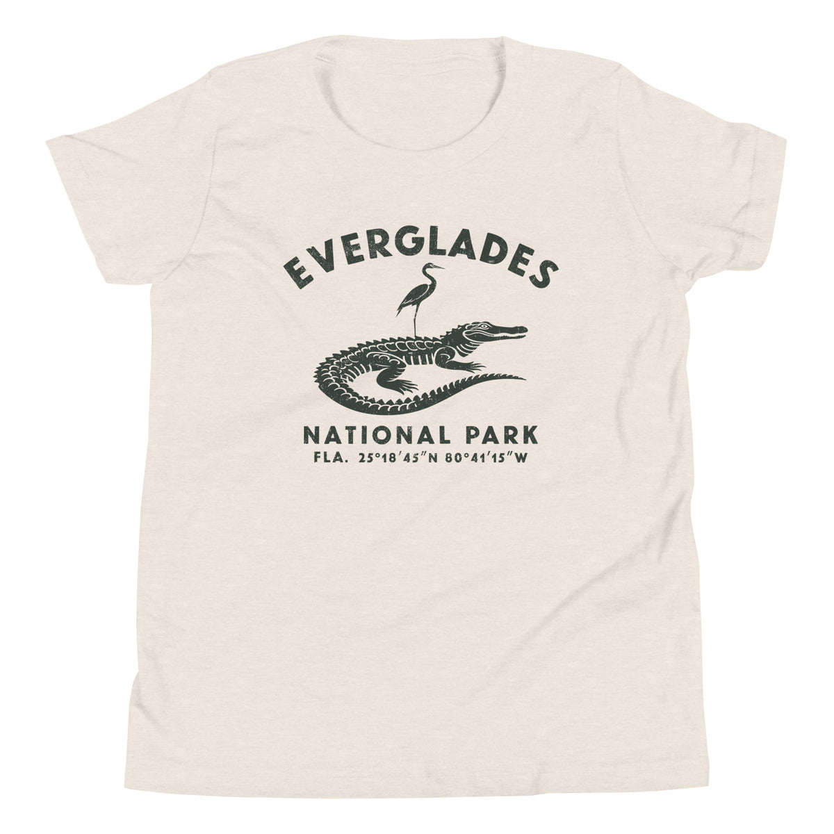Everglades National Park Florida vintage graphic, printed on a SodaPop Cool kids t-shirt.