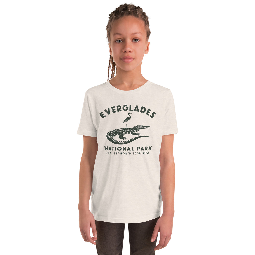 Everglades National Park Florida vintage graphic, printed on a SodaPop Cool kids t-shirt.