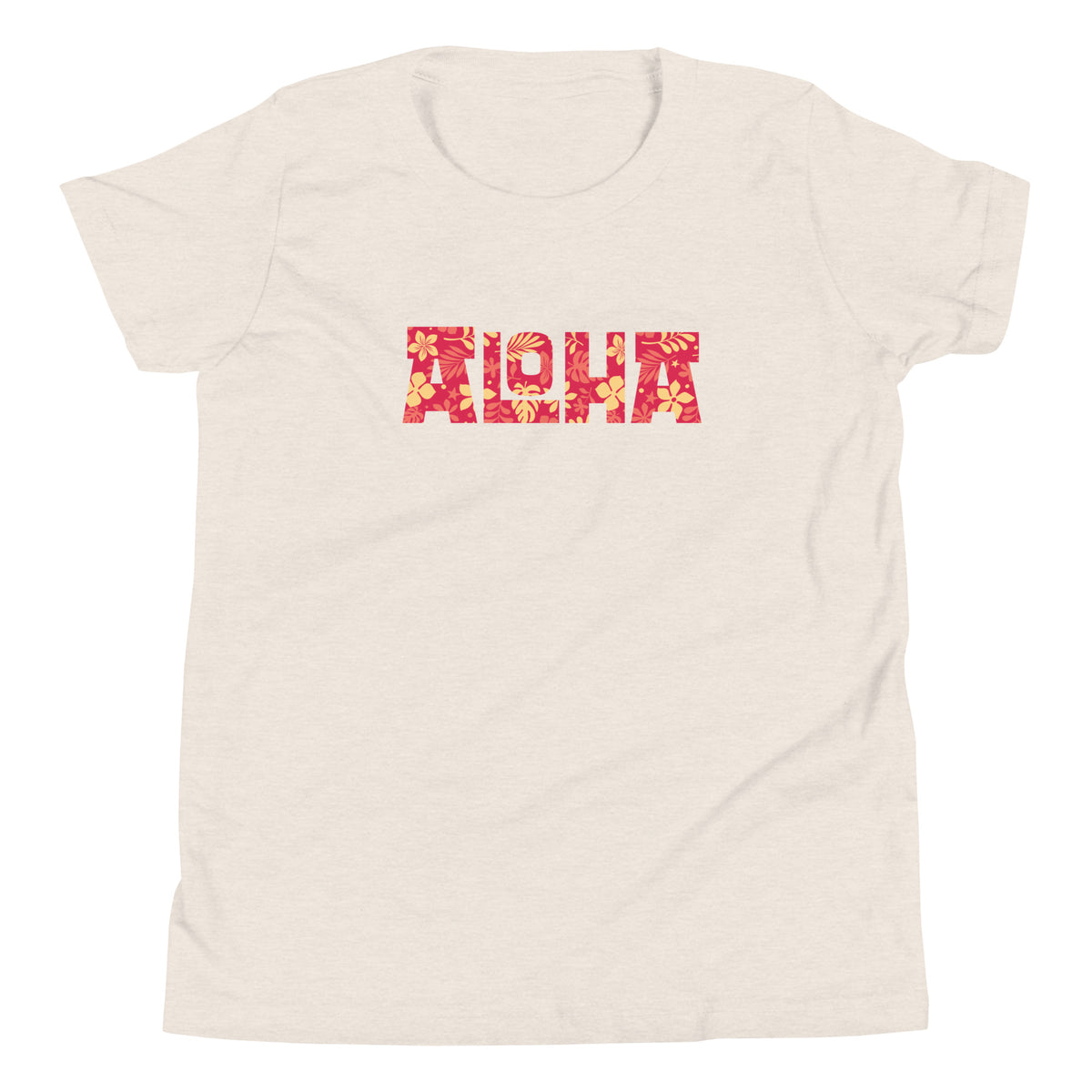 Aloha Hawaii Billboard Flowers vintage graphic, printed on a SodaPop Cool kids t-shirt.