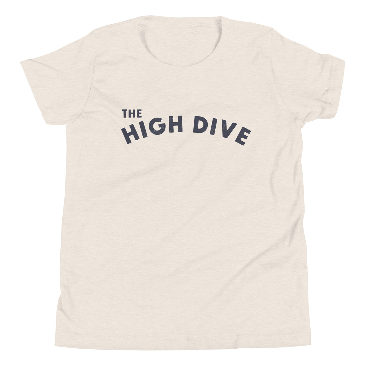The High Dive vintage graphic, printed on a SodaPop Cool kids t-shirt.