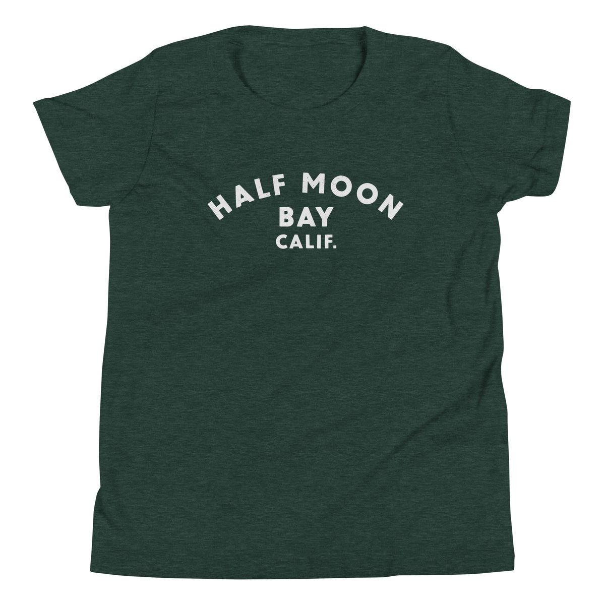 Half Moon Bay California vintage graphic, printed on a SodaPop Cool kids t-shirt.