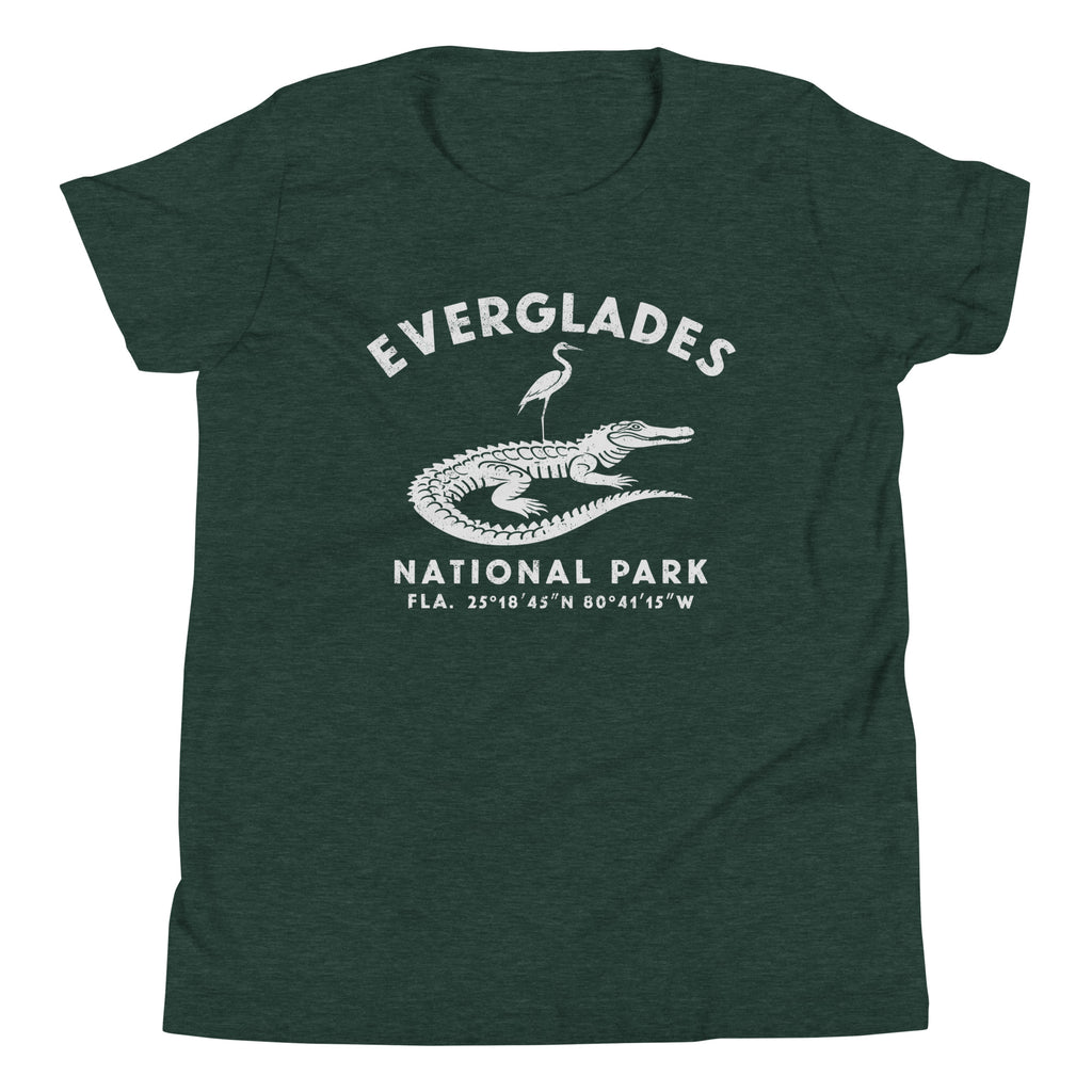 Everglades National Park Florida vintage graphic, printed on a SodaPop Cool kids t-shirt.